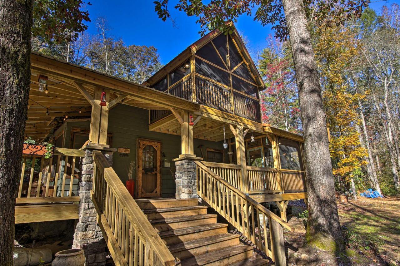 5-Acre North Georgia Mountain Retreat With Creek! Villa Sautee Nacoochee Екстериор снимка