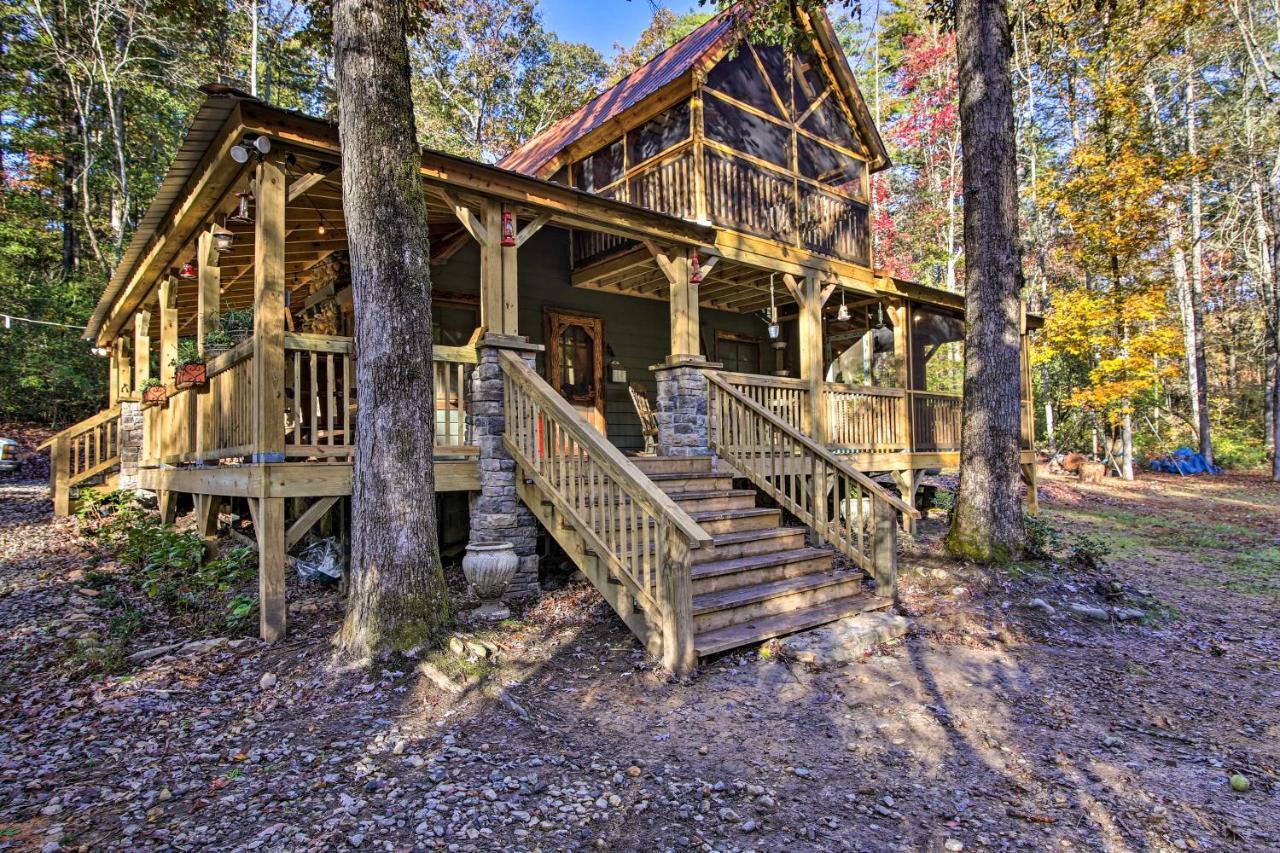 5-Acre North Georgia Mountain Retreat With Creek! Villa Sautee Nacoochee Екстериор снимка