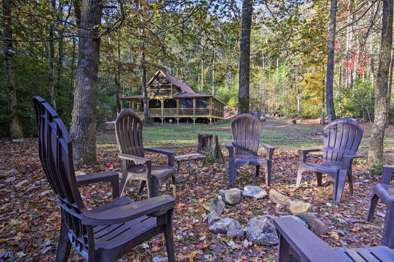 5-Acre North Georgia Mountain Retreat With Creek! Villa Sautee Nacoochee Екстериор снимка