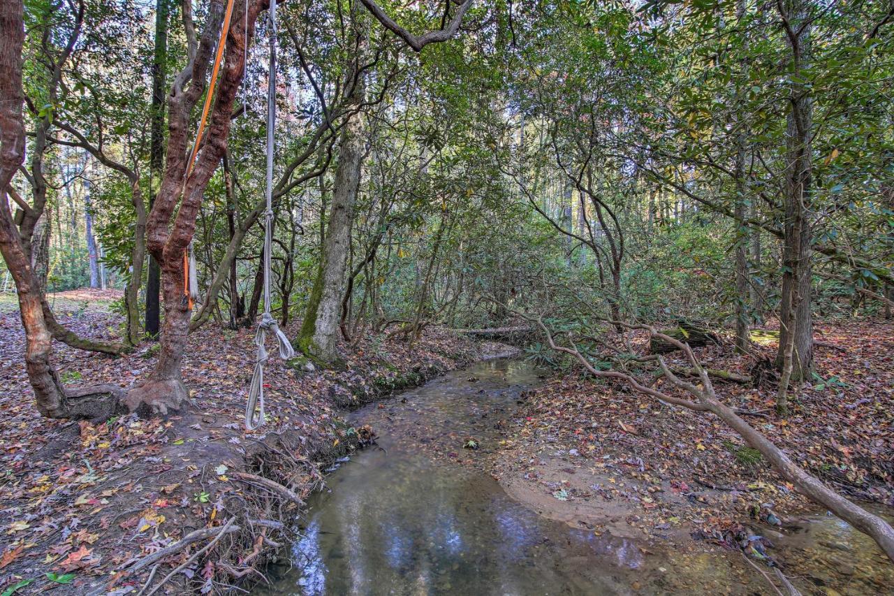 5-Acre North Georgia Mountain Retreat With Creek! Villa Sautee Nacoochee Екстериор снимка